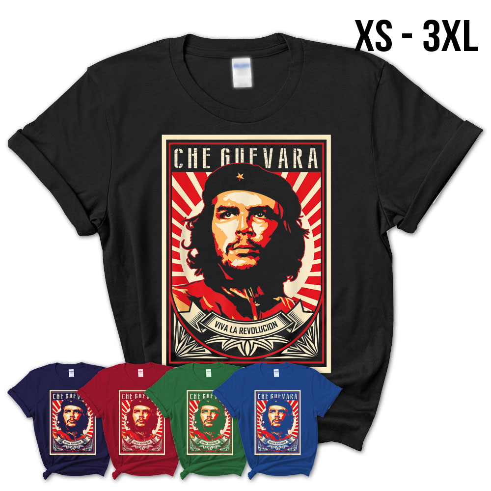 Che Guevara Viva La Revolucion Retro Vintage Style T-Shirt – Teezou Store