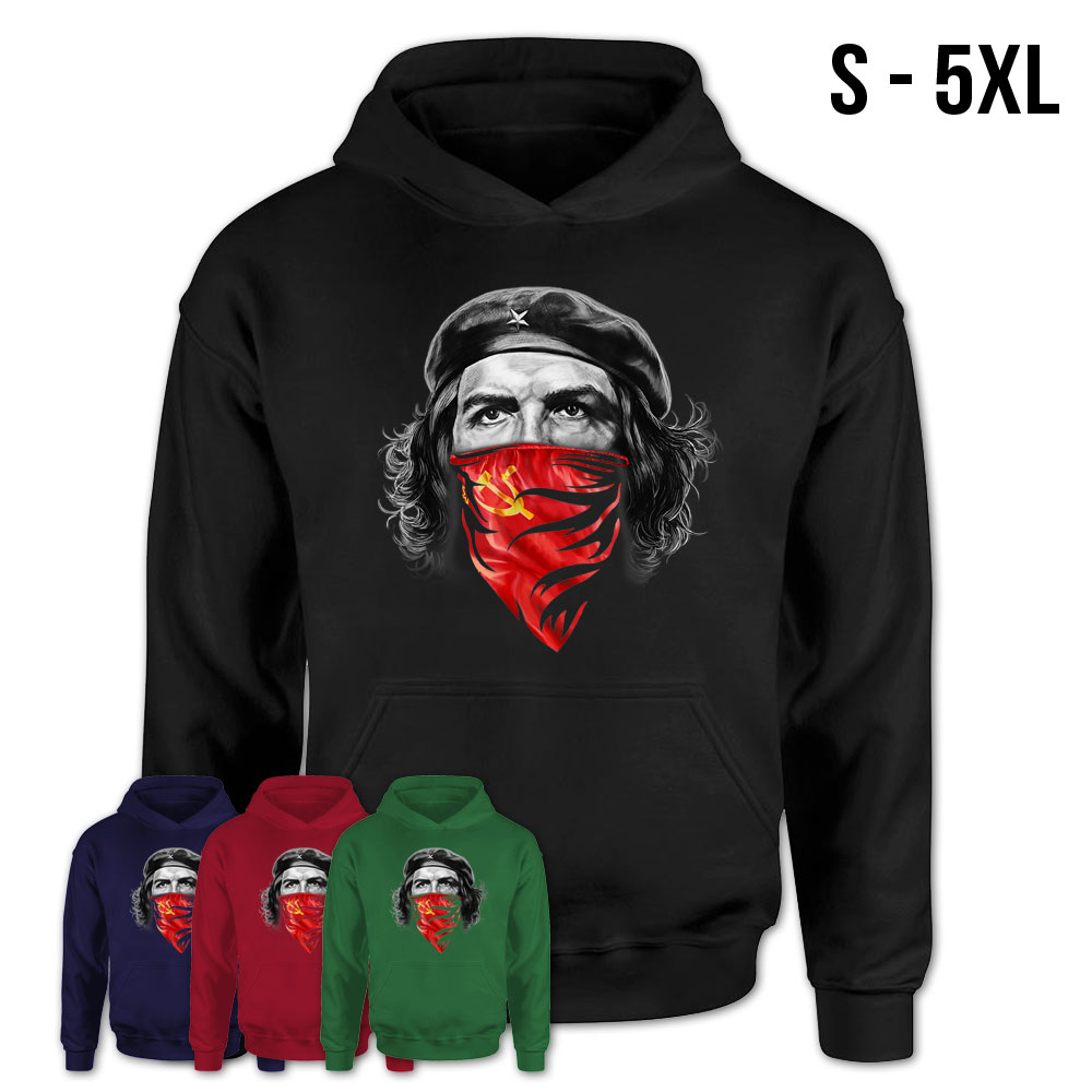 T-Shirt, Che Guevara W Soviet Hammer And Sickle Red Bandana