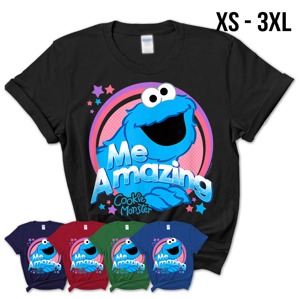Evalueerbaar opraken Verplicht Sesame Street Cookie Monster Me Amazing T Shirt T-Shirt – Teezou Store
