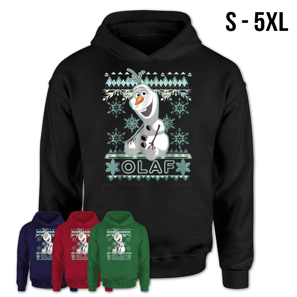 ernstig bloem Uitroepteken Disney Frozen Olaf Ugly Christmas Sweater Graphic T-Shirt – Teezou Store