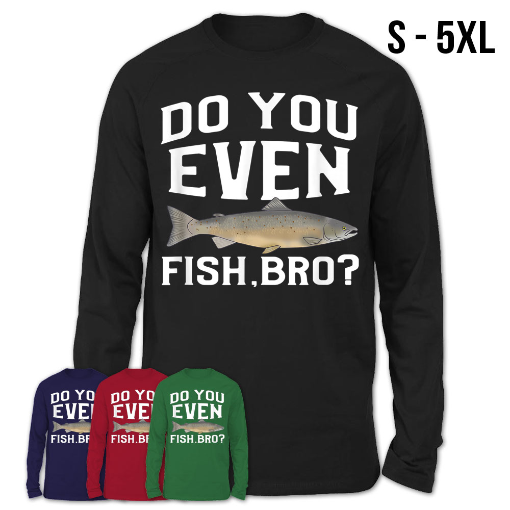 Salmon Fishing Freshwater Saltwater Fish Men Women Kids Gift T-Shirt –  Teezou Store