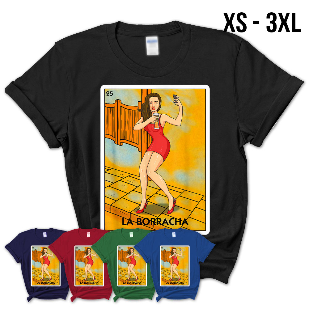 La Cucaracha Cockroach With Taco & Beer Mexican Card Game T Shirt