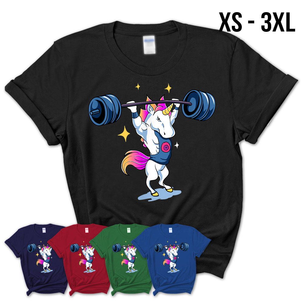 Weights Before Dates Unicorn Gym Weight Lifting Shirt & Tank Top