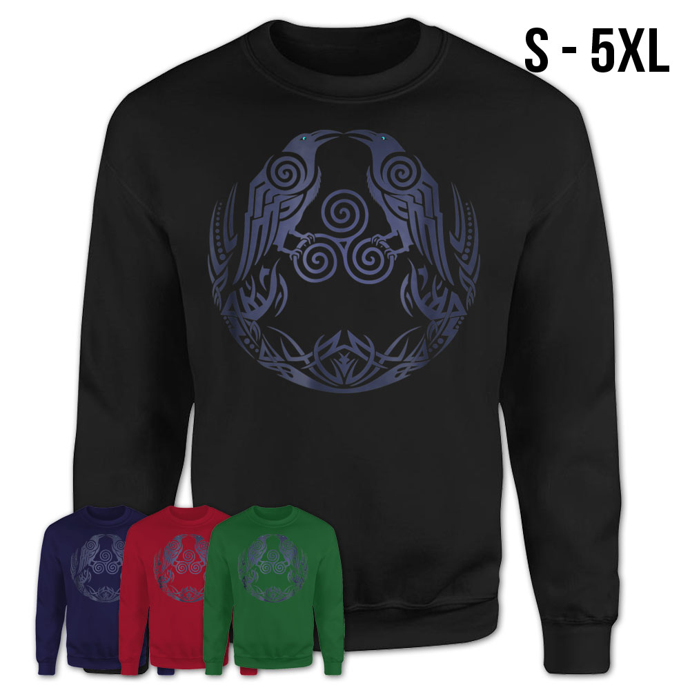 Huginn & Muninn – Odin’S Ravens Viking T-Shirt – Teezou Store