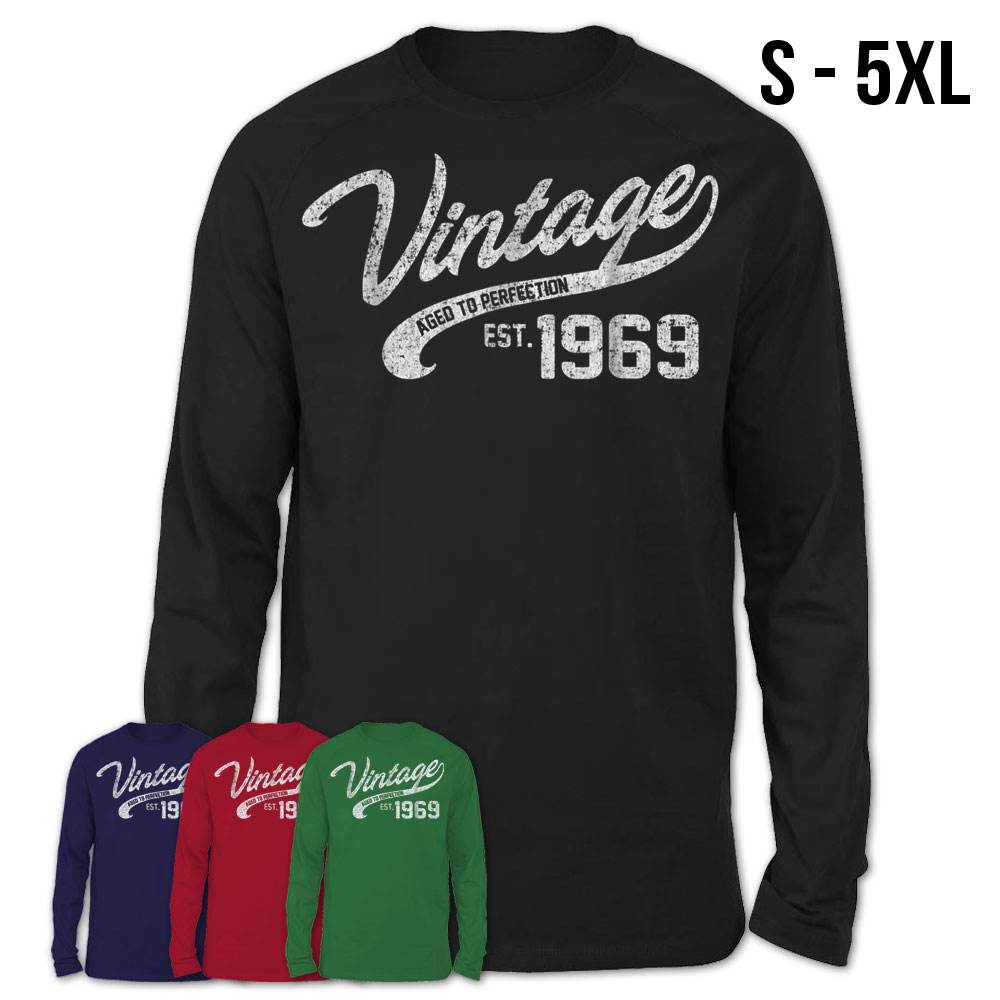 Senaat heilige Tot Vintage Made In 1969 T-Shirt 51st Birthday Gift – Teezou Store