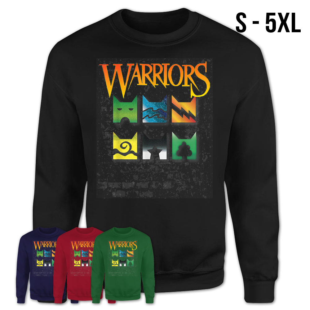 Warrior Cats Clan Icons T-Shirt boy and Girls Book Readers for Mens and  Womens Black : : Clothing, Shoes & Accessories