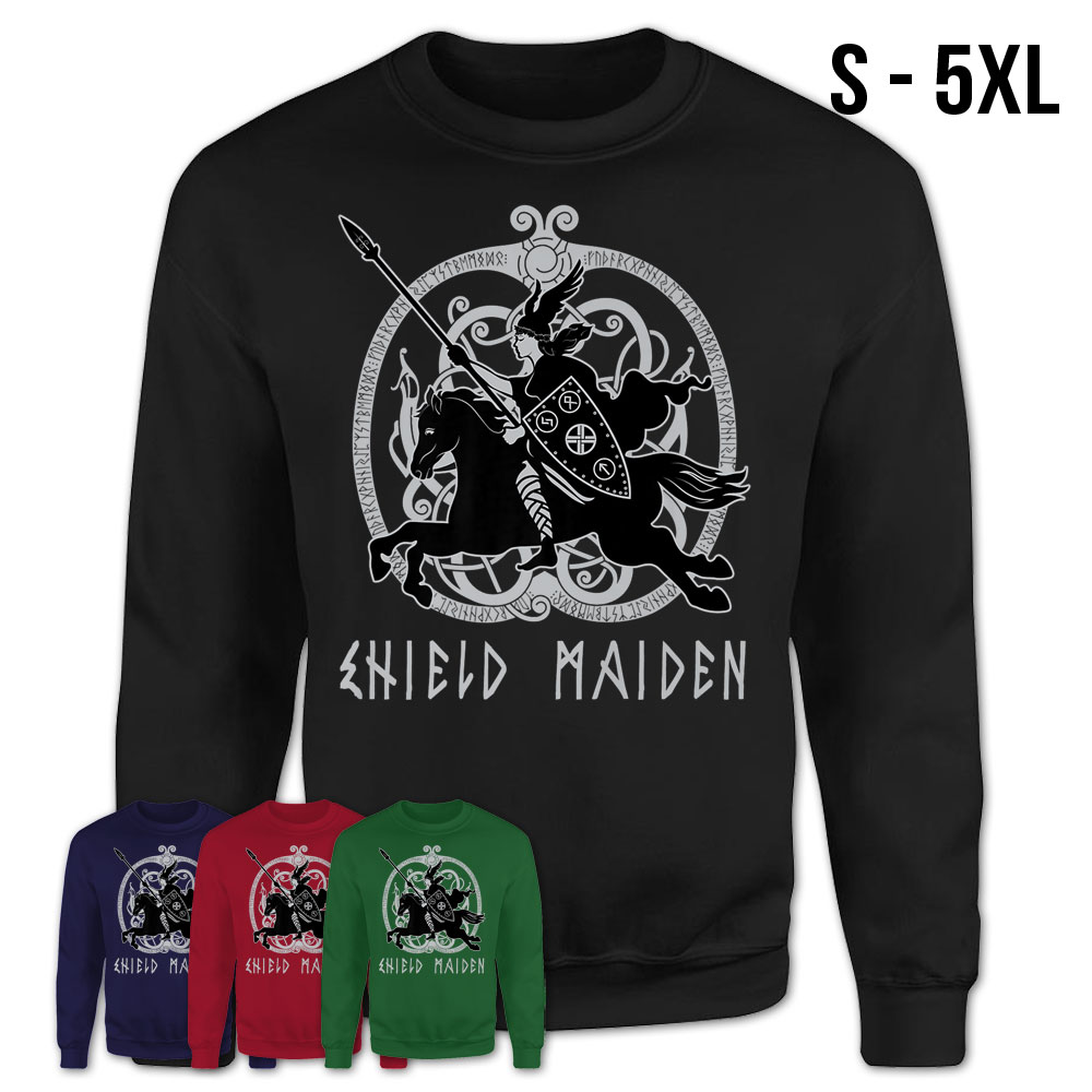 Viking Shieldmaiden T-Shirt, Norse Women's Tee