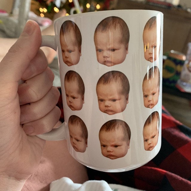 Faces Mug, Custom Face mug, Funny photo Mug, Custom Mug, Personalized Coffee Mugs, Coffee Mug with Pictures, gift mugs, baby face mug 2