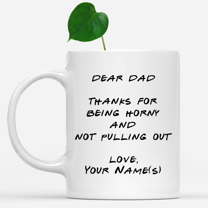 Thank Dad Gift, Funny Mug, Personalize Mug for Dad