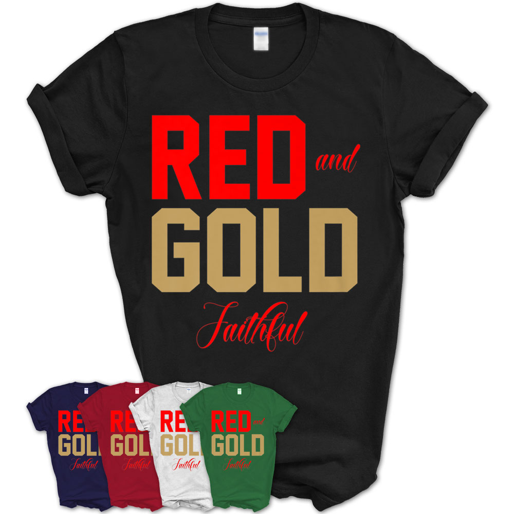 Niner Red & Gold Faithful Shirt – Teezou Store