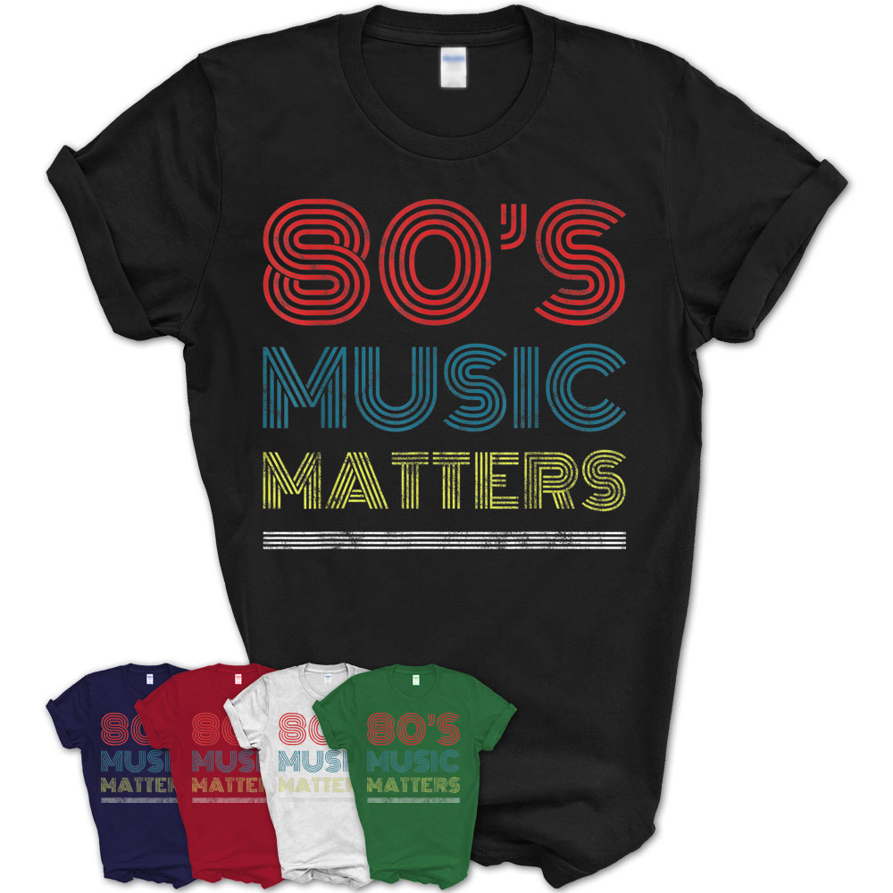 80S Rocks Shirt. Vintage 80S Style Retro Colors Tshirt – Teezou Store