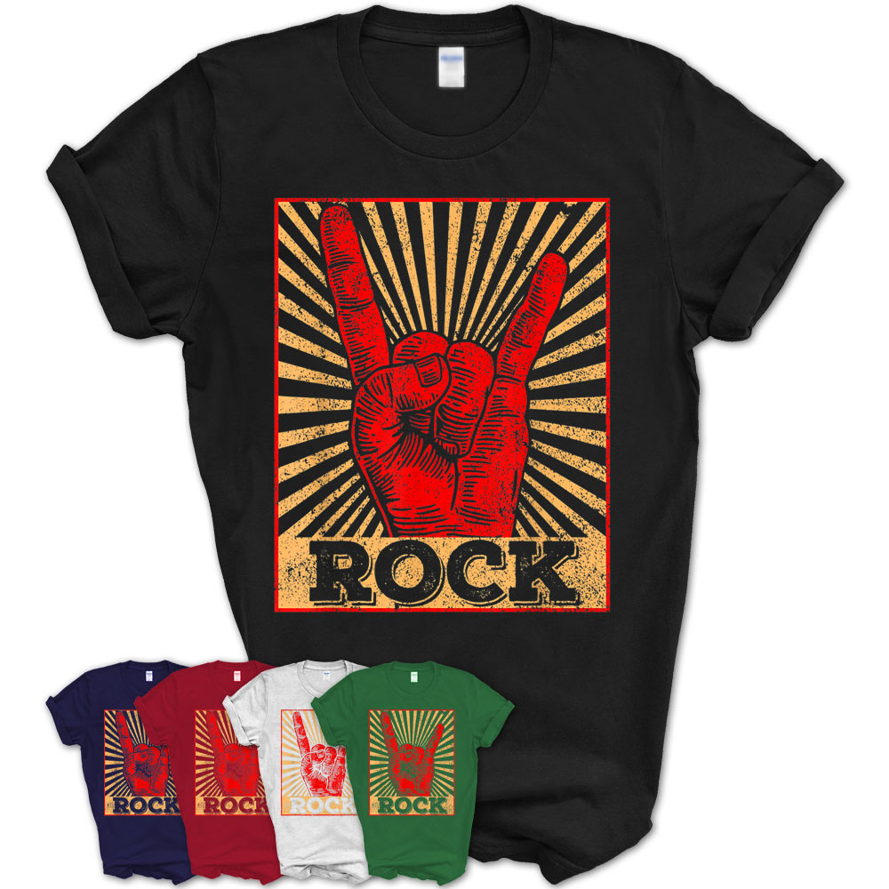 Vintage Rock N Roll T-Shirt Concert Band Retro Tee Gift Teezou Store