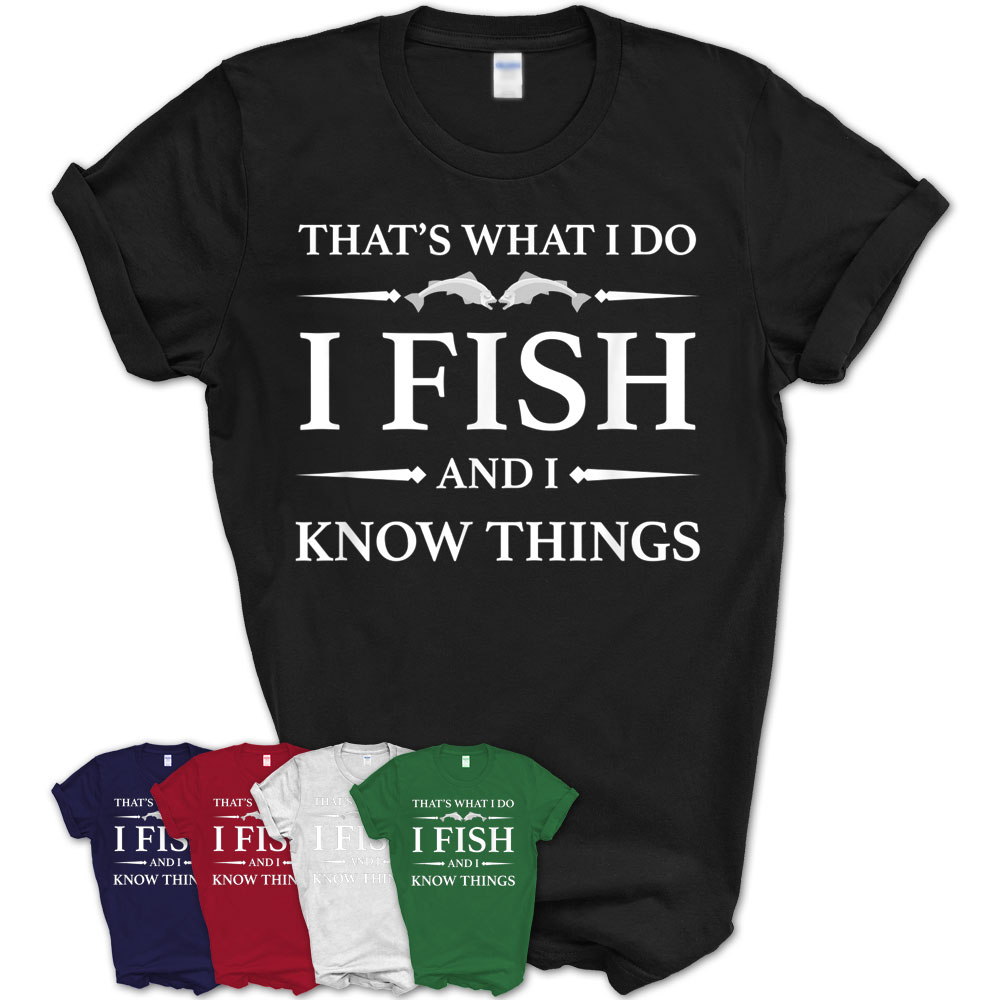 Hard Of Herring I Love Fishing Joke Fish Humour Funny Tshirt