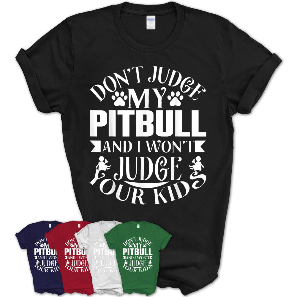 Pit Bull T-Shirt - White / M