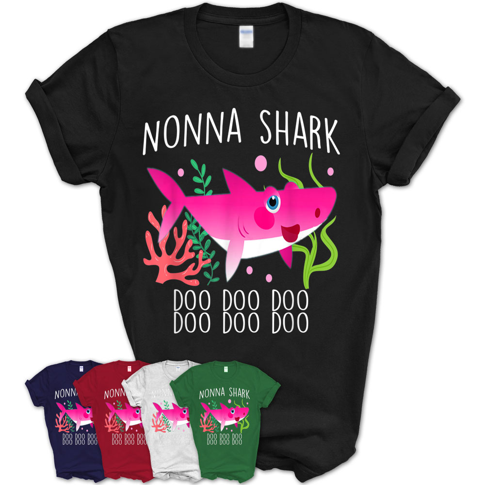 Cute Nonna Shark Doo Doo Doo T-Shirt Christmas Gift Ideas – Teezou Store