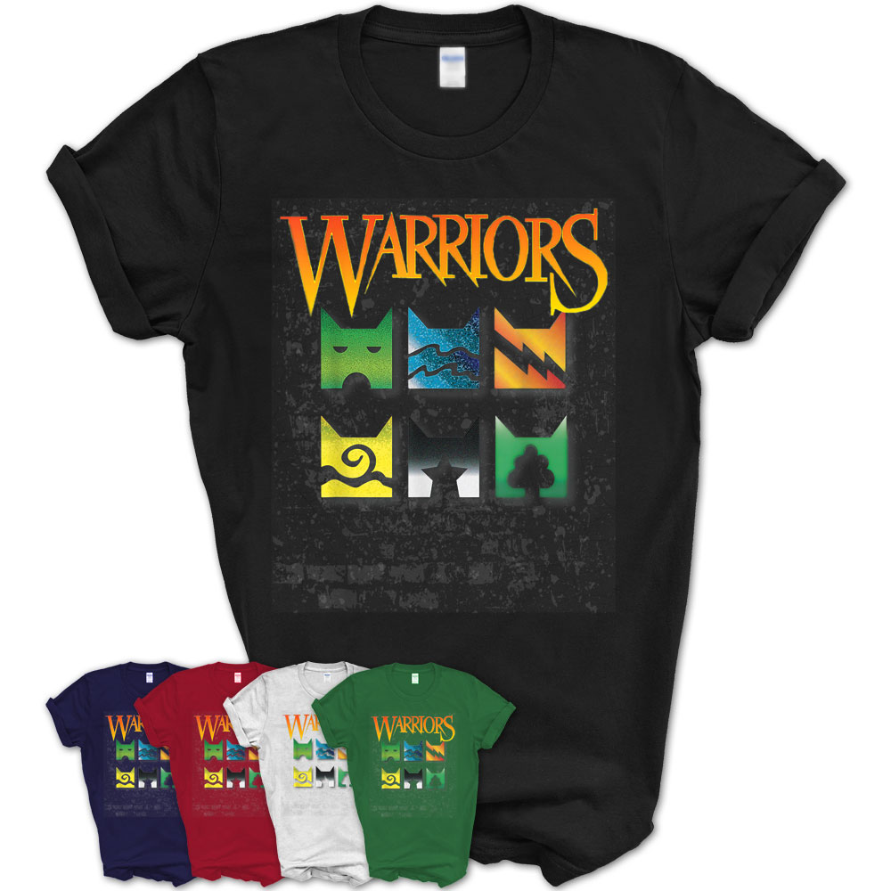 Buy Now Warrior Cats Clan Icons T-Shirt Boy And Girls Book Readers